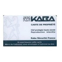 Cylindre à double entrée KABA EXPERT 30X30