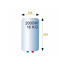 Chauffe-eau électrique Atlantic PETITES CAPACITÉS étroit sur évier