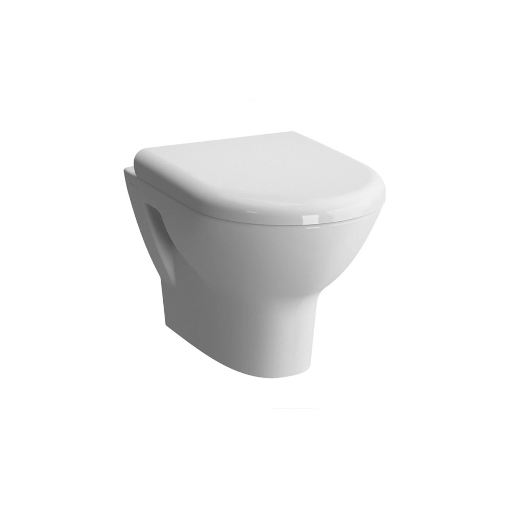 Pack cuvette WC suspendue complet VITRA ZENTRUM 50cm avec abattant