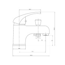 Mitigeur bain / douche GARIS monotrou NOVA