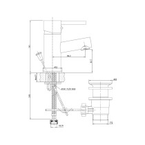 Mitigeur pour lavabo GARIS ONDYS