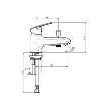 Mitigeur bain douche ROCA ADELE monotrou